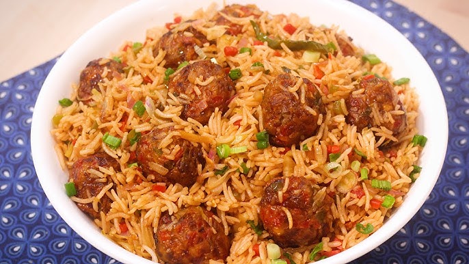 Veg Manchurian rice